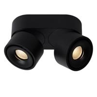 Lucide YUMIKO - Plafondspot - LED Dimb. - 2x10W 2700K - Zwart - thumbnail