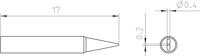 Weller RTP 004 S Soldeerpunt Beitelvorm Grootte soldeerpunt 0.4 mm Lengte soldeerpunt: 17 mm Inhoud: 1 stuk(s) - thumbnail