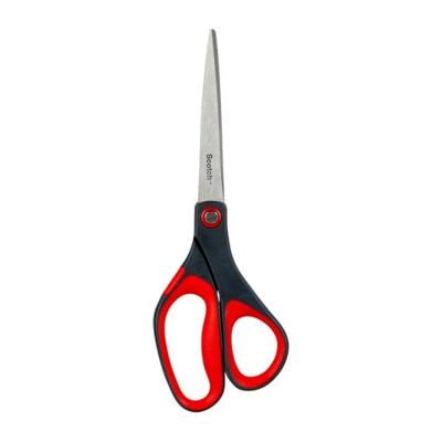 Scotch schaar Precision, ft 20 cm, rechts en links, scherpe punt, RVS, grijs/rood, blister van 1stuk Scotch schaar Precision, ft 20 cm, rechts en links, scherpe punt, RVS, grijs/rood, blister van 1stuk