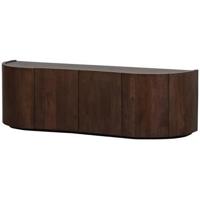 WOOOD Dressoir 'Sense' Mangohout, 160cm, kleur Walnoot - thumbnail