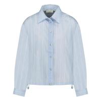 Nukus Iris Blouse Stripe | Ice/Offwhite - thumbnail