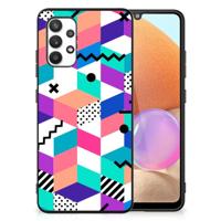 Samsung Galaxy A32 4G | A32 5G Enterprise Editie Backcover Blokken Kleurrijk - thumbnail