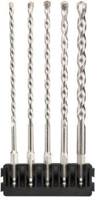 DeWalt Accessoires houder + multimateriaal hex-aansluiting | 5 stuks | 4 mm, 5 mm, 5.5 mm, 6 mm, 8 mm - dt70830-qz