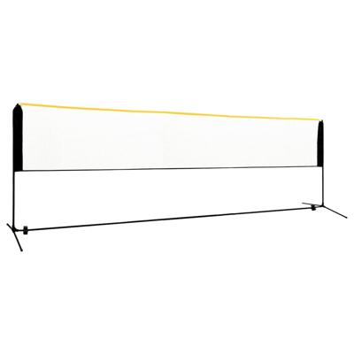 VidaXL Badmintonnet verstelbaar 500x103x94-158 cm metaal