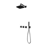 Complete Regendouche Thermostatische Hotbath Gal IBSGL70 Inbouwset Met 2 Stopkranen - thumbnail