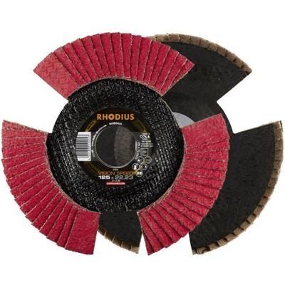 Rhodius 210647 VISION SPEED Lamellenschijf Diameter 125 mm Boordiameter 22.23 mm Korrelgrootte (num) 120 RVS 1 stuk(s)