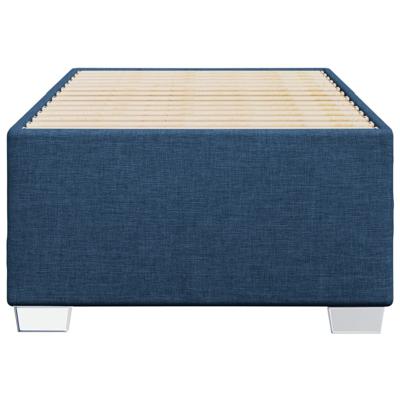 Bedframe zonder matras 80x200 cm stof blauw