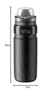 ELITE bidon "fly tex mtb" bottle fly tex mtb 750ml black - thumbnail