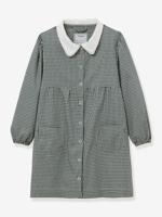 Meisjesschort met ruitjes CYRILLUS groen, geruit - thumbnail