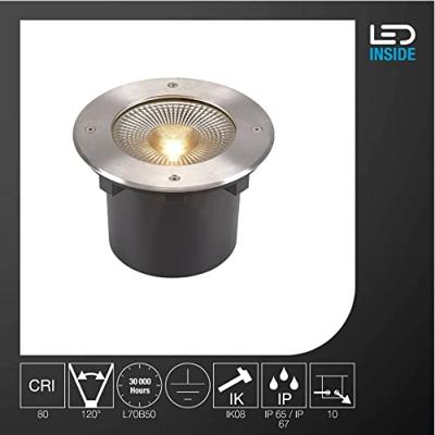 SLV Felle led grondspotRocci rond - 1006104