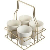 Gusta Bekers in Rek Goud 250 ml - 4 Stuks - thumbnail