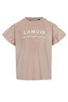 LOOXS Little Zomer t-shirt meisjes s/s - beige - thumbnail