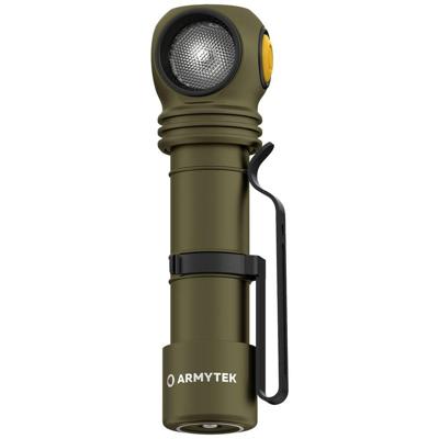 ArmyTek Wizard C2 Pro Olive White Zaklamp werkt op een accu LED Met riemclip 2500 lm 115 g ArmyTek Wizard C2 Pro Olive White Zaklamp werkt op een accu LED Met riemclip 2500 lm 115 g