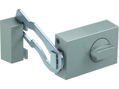 Basi 1304-0208 Extra deurslot met vergrendelbeugel RVS-optiek