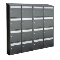 Allux Flow Set 4-Breed, 4-Hoog Met Dak Antraciet - 40040065_4x4d - thumbnail