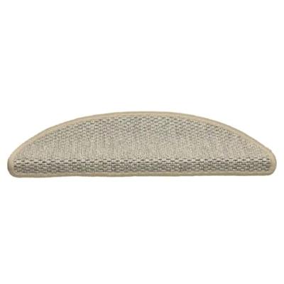 VidaXL Trapmatten zelfklevend 15 st sisal-look 56x17x3 cm lichtgroen