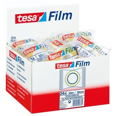 Plakband TESA 19 mm 33 m Transparant (24 Stuks)