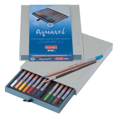 Bruynzeel aquarelpotloden box 12