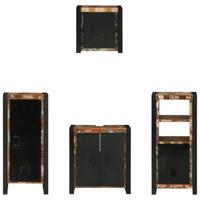 Badkamermeubelset met plank 4 pcs Multikleur 40 x 35 x 90 cm - thumbnail