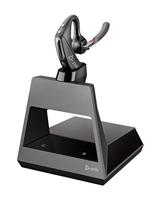 Plantronics Voyager 5200 Office Bluetooth-mono-headset met windsmart-technologie, adaptieve microfoons, IPX4, spraakbesturing, NFC, laadstation met USB-A, zwart, één maat - thumbnail