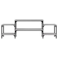 Tv-meubel 157x35x52 cm bewerkt hout grijs sonoma eikenkleurig - thumbnail