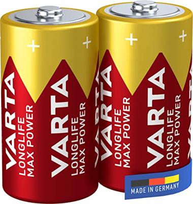 Varta MAX TECH 2x Alkaline C Wegwerpbatterij - thumbnail
