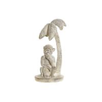 Decoratieve figuren DKD Home Decor Wit Aap Tropisch Decapé 15 x 12 x 29 cm - thumbnail