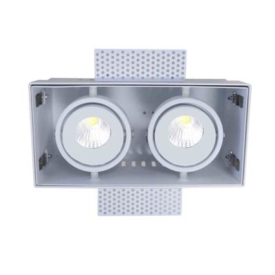 Artdelight Trimless inbouwspot Trofa 2-lichts wit DL 9992 WI