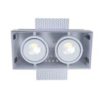 Artdelight Trimless inbouwspot Trofa 2-lichts wit DL 9992 WI - thumbnail