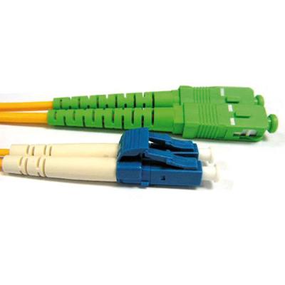 ACT 50 meter LSZH Singlemode 9/125 OS2 glasvezel patchkabel duplex met SC/APC en LC/UPC connectoren