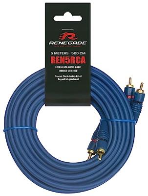 Renegade Ren5RCA Cinch-kabel 5.00 m [2x Cinch-stekker - 2x Cinch-stekker]
