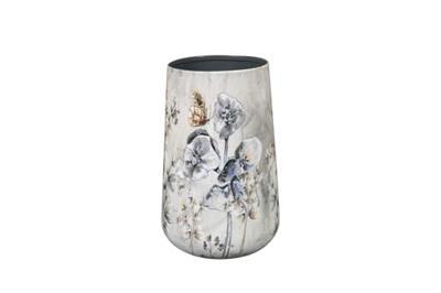 TS Collection vaas metaal, epoxy moonlight 12x20cm meadow