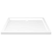 Douchebak rechthoekig 80x90 cm ABS wit - thumbnail