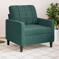 Fauteuil 60 cm fluweel donkergroen - thumbnail