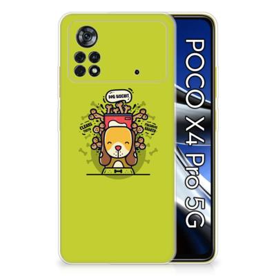 Xiaomi Poco X4 Pro 5G Telefoonhoesje met Naam Doggy Biscuit Xiaomi Poco X4 Pro 5G Telefoonhoesje met Naam Doggy Biscuit