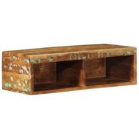 Tv-meubel wandmontage 60x30x19 cm massief gerecycled hout - thumbnail
