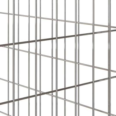 VidaXL Vierkante composter 100 x 100 x 50 cm ijzer