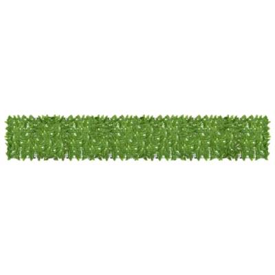 Balkonscherm met groene bladeren 400x75 cm - thumbnail