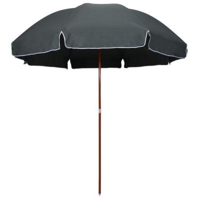 Parasol met stalen paal 300 cm antracietkleurig