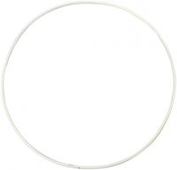 Creativ Company Metalen draadring, d 20 cm, dikte 3 mm, wit, 5 stuk/ 1 doos - thumbnail