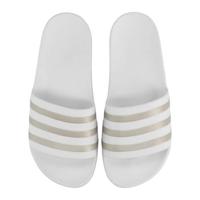 adidas Adilette Aqua Slippers Wit Zilver Wit - thumbnail