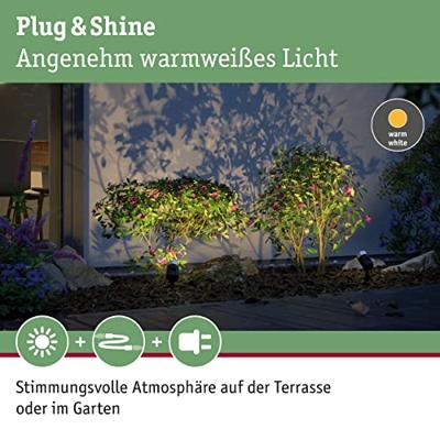 Paulmann Pike 94242 Verlichtingssysteem Plug&Shine LED-tuinspot startset Set van 3 stuks LED 10.5 W Warmwit Antraciet Paulmann Pike 94242 Verlichtingssysteem Plug&Shine LED-tuinspot startset Set van 3 stuks LED 10.5 W Warmwit Antraciet