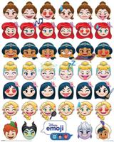 Poster Disney - Emoji Princess Emotions 40x50cm - thumbnail