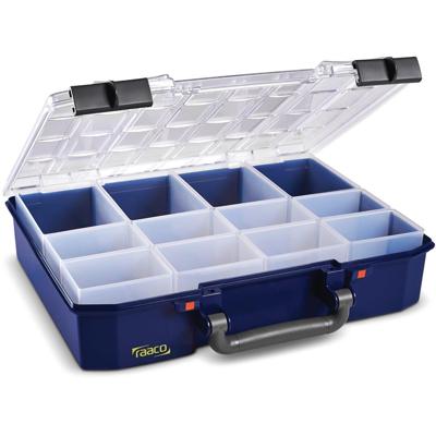 raaco CarryLite 80 4x8-12 Assortimentskoffer (l x b x h) 278 x 337 x 80 mm Aantal vakken: 12 Inhoud 1 stuk(s)