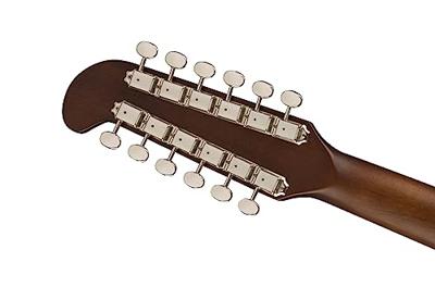 Fender Villager 12-String Aged Natural WN Tortoiseshell Pickguard 12-snarige elektrisch-akoestische westerngitaar met gigbag