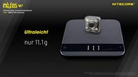 NiteCore NC-NU05V2 NU05 V2 Kleine mobiele lamp LED Zwart, Transparant - thumbnail
