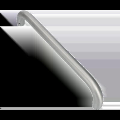 AMI Deurgreep Enkelgebogen 350 Mm R14 Irox Archi Design Deurdikte 38/61 Mm. - 621022