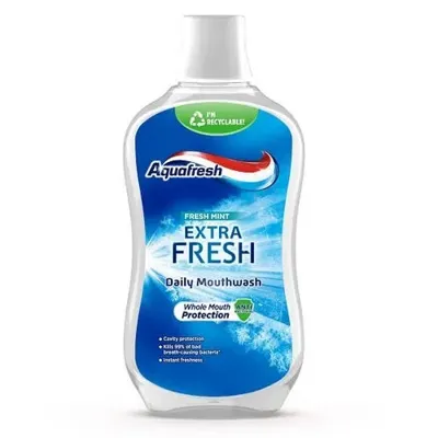 Aquafresh Aquafresh Fresh Mint Mondwater 500 ml - langdurig frisse adem