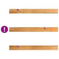 Vensterbanken 2 st 160x15x2 cm massief eikenhout lichtbruin - thumbnail