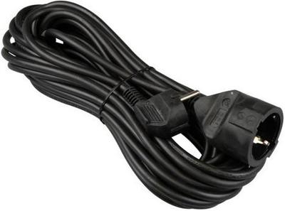 Verlengkabel 10 meter 3 x 1,5 mm2 zwart randaarde Verlengkabel 10 meter 3 x 1,5 mm2 zwart randaarde